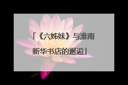 《六姊妹》与淮南新华书店的邂逅
