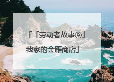 「劳动者故事⑨」我家的金雁商店