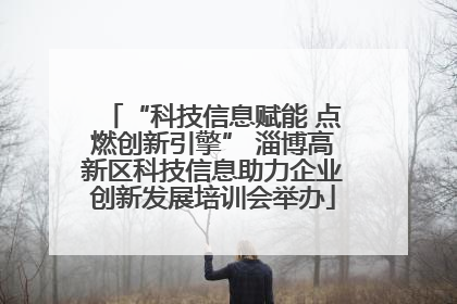 “科技信息赋能 点燃创新引擎” 淄博高新区科技信息助力企业创新发展培训会举办