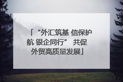 “外汇筑基 信保护航 银企同行” 共促外贸高质量发展