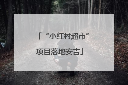 “小红村超市”项目落地安吉