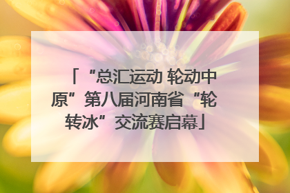 “总汇运动 轮动中原”第八届河南省“轮转冰”交流赛启幕