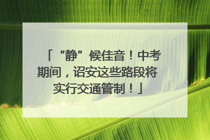 “静”候佳音！中考期间，诏安这些路段将实行交通管制！