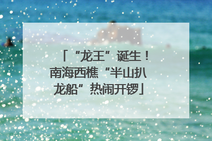 “龙王”诞生！南海西樵“半山扒龙船”热闹开锣
