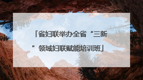 省妇联举办全省“三新”领域妇联赋能培训班