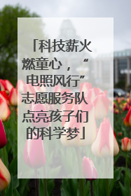 科技薪火燃童心，“电照风行”志愿服务队点亮孩子们的科学梦