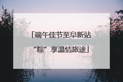 端午佳节至阜新站“粽”享温情旅途
