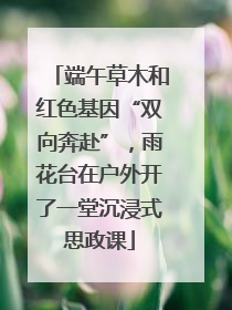 端午草木和红色基因“双向奔赴”，雨花台在户外开了一堂沉浸式思政课