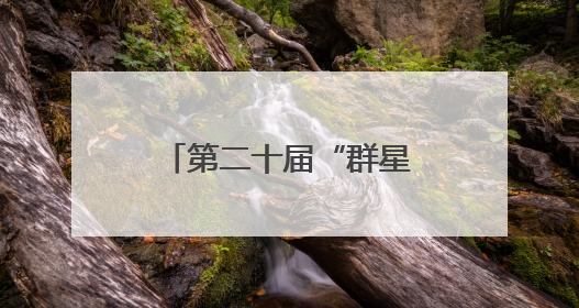 第二十届“群星奖” 泉州市四个作品入围复评
