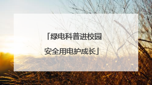 绿电科普进校园 安全用电护成长