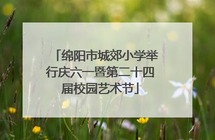 绵阳市城郊小学举行庆六一暨第二十四届校园艺术节