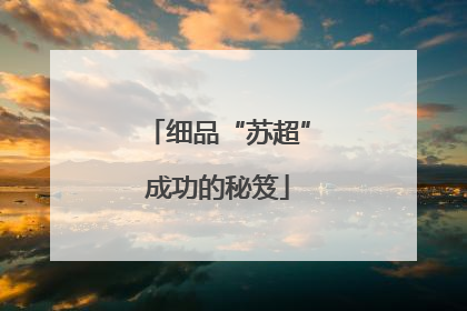细品“苏超”成功的秘笈