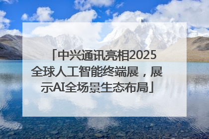 中兴通讯亮相2025全球人工智能终端展，展示AI全场景生态布局