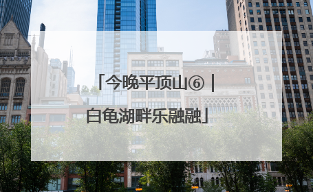 今晚平顶山⑥｜白龟湖畔乐融融
