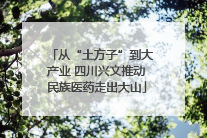 从“土方子”到大产业 四川兴文推动民族医药走出大山