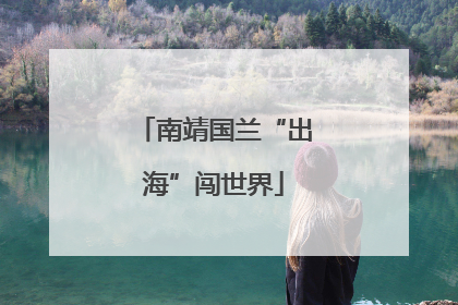 南靖国兰“出海”闯世界