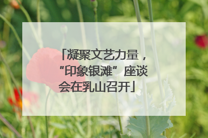 凝聚文艺力量，“印象银滩”座谈会在乳山召开