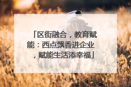 区街融合，教育赋能：西点飘香进企业，赋能生活添幸福