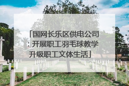 国网长乐区供电公司：开展职工羽毛球教学升级职工文体生活