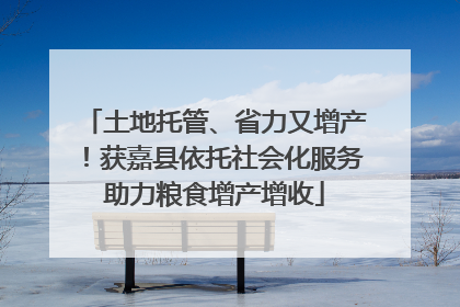 土地托管、省力又增产！获嘉县依托社会化服务助力粮食增产增收