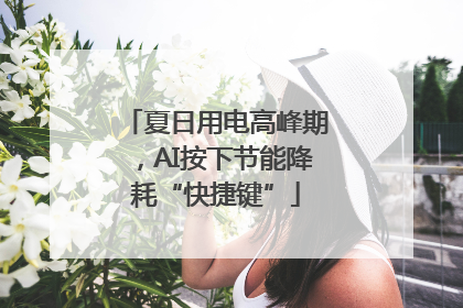 夏日用电高峰期，AI按下节能降耗“快捷键”