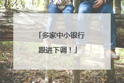 多家中小银行跟进下调！