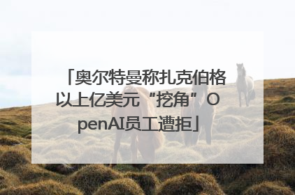 奥尔特曼称扎克伯格以上亿美元“挖角”OpenAI员工遭拒