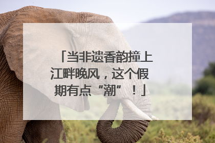 当非遗香韵撞上江畔晚风，这个假期有点“潮”！
