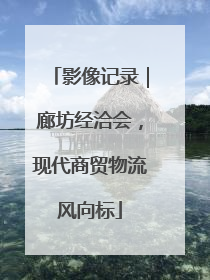 影像记录｜廊坊经洽会，现代商贸物流风向标