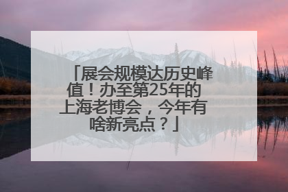 展会规模达历史峰值！办至第25年的上海老博会，今年有啥新亮点？