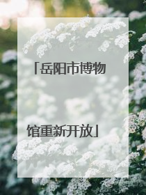 岳阳市博物馆重新开放