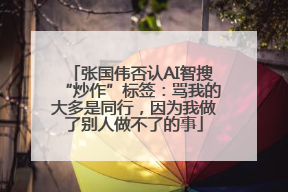张国伟否认AI智搜“炒作”标签：骂我的大多是同行，因为我做了别人做不了的事