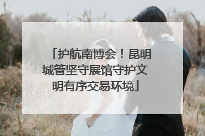 护航南博会！昆明城管坚守展馆守护文明有序交易环境