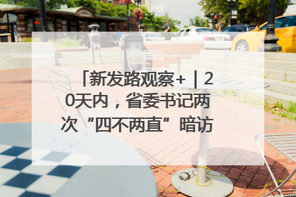 新发路观察+｜20天内，省委书记两次“四不两直”暗访，有何深意？