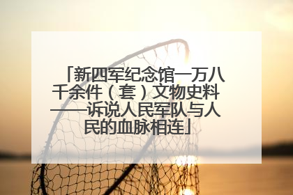 新四军纪念馆一万八千余件（套）文物史料——诉说人民军队与人民的血脉相连