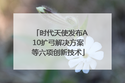 时代天使发布A10扩弓解决方案等六项创新技术