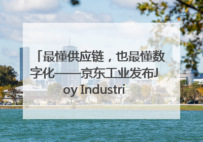 最懂供应链，也最懂数字化——京东工业发布Joy Industrial 重塑工业未来