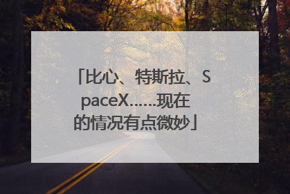 比心、特斯拉、SpaceX……现在的情况有点微妙