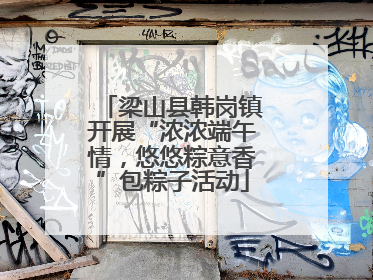 梁山县韩岗镇开展“浓浓端午情，悠悠粽意香”包粽子活动