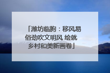 潍坊临朐：移风易俗劲吹文明风 绘就乡村和美新画卷