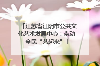 江苏省江阴市公共文化艺术发展中心：带动全民“艺起来”