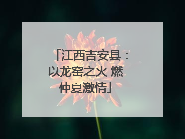 江西吉安县：以龙窑之火 燃仲夏激情