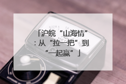 沪皖“山海情”：从“拉一把”到“一起赢”