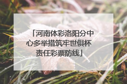 河南体彩洛阳分中心多举措筑牢世俱杯责任彩票防线