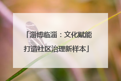 淄博临淄：文化赋能 打造社区治理新样本
