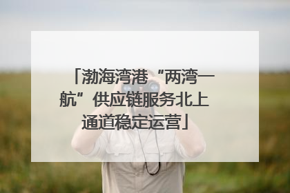 渤海湾港“两湾一航”供应链服务北上通道稳定运营