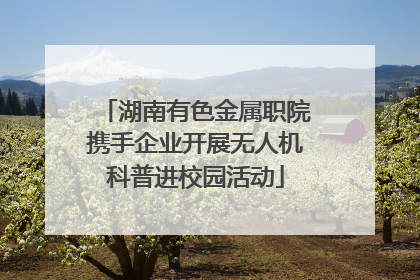 湖南有色金属职院携手企业开展无人机科普进校园活动