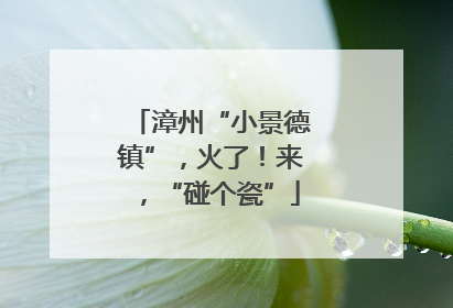 漳州“小景德镇”，火了！来，“碰个瓷”