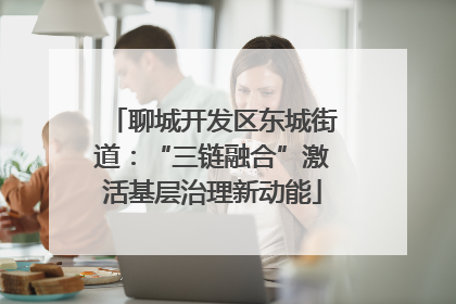 聊城开发区东城街道：“三链融合”激活基层治理新动能
