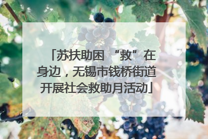 苏扶助困 “救”在身边，无锡市钱桥街道开展社会救助月活动